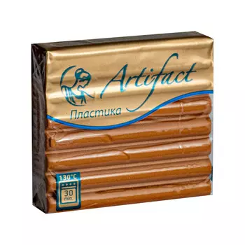 Пластика (пластилин отверждаемый) брус 50 гр. (647 металлик золото)