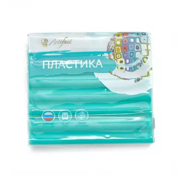 Пластика (пластилин отверждаемый) брус 56 гр. (153 классический пастельный зеленый)