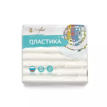 Пластика (пластилин отверждаемый) брус 56 гр. флуоресцентный (302 флуоресцентный белый)