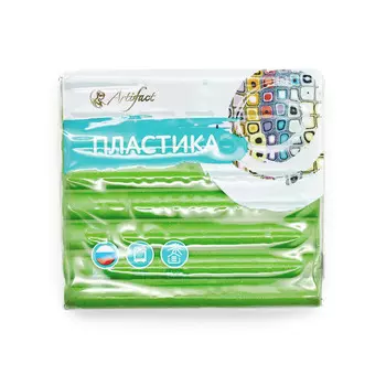 Пластика (пластилин отверждаемый) брус 56 гр. с блестками (255 хвойный с блестками)