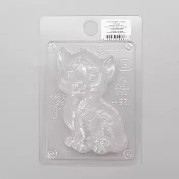 Пластиковая форма (Тигренок полосатый)