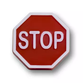 Пластиковая форма (Знак "STOP")