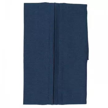 PLC-1 Нижняя сторона наволочки с молнией,100% лен, 45*45см (темно-синий)