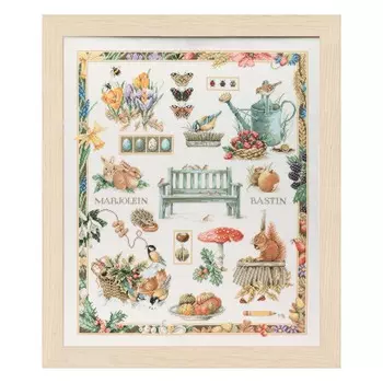 PN-0007961 Набор для вышивания LanArte 'Четыре сезона' 52x63