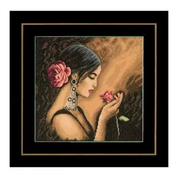 PN-0008339 Набор для вышивания LanArte 'Испанская красота' 30*30см