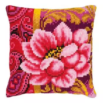 PN-0008498 Подушка Vervaco 'Розовая красота' 40x40см