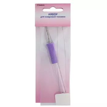 PN-002 Набор для ковровой техники (игла 1,5мм + нитевдеватель) Hobby&amp;Pro