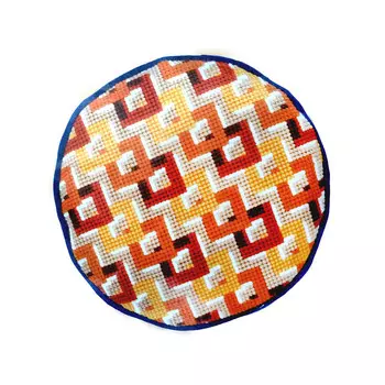 PN-0144835 VERVACO Набор для вышивания подушка круглая 'Геометрический узор' 40 см