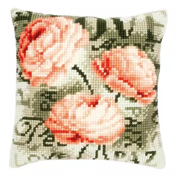 PN-0144838 Подушка Vervaco 'Пионы' 40*40см