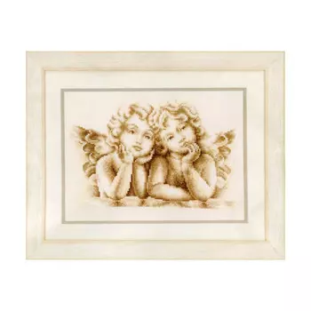 PN-0146042 Набор для вышивания Vervaco 'Мечтающие ангелочки' 25x18см