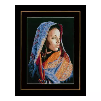 PN-0149998 Набор для вышивания LanArte 'Африканская девушка' 32x48