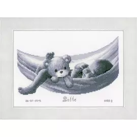 PN-0150906 Набор для вышивания Vervaco 'Малыш в гамаке' 27x19см