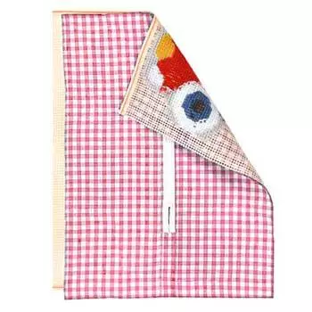 PN-0154660 VERVACO Обратная сторона подушки, 45х62 см, цвет клетка розовая