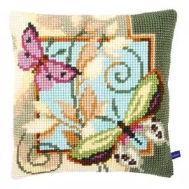 PN-0154959 Подушка Vervaco 'Бабочки' 40*40 см