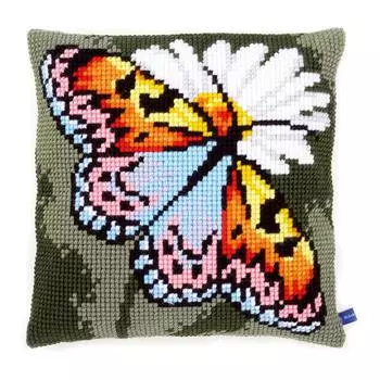 PN-0155050 Подушка Vervaco 'Бабочка' 40*40 см