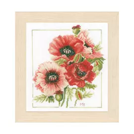 PN-0157496 Набор для вышивания LanArte 'Букет анемонов' 25*25см