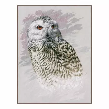 PN-0183826 Набор для вышивания LanArte 'Снежная сова' 29х38см