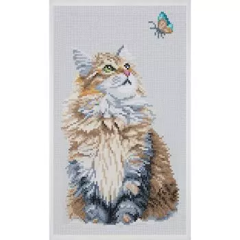 PN-0184322 Алмазная мозаика LanArte 'Лесной кот' 21x39см