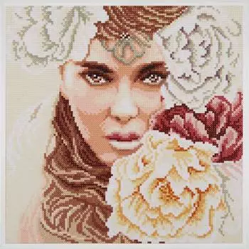 PN-0184514 Алмазная мозаика LanArte 'Очаровательные глаза' 35x35см