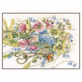 PN-0186136 Набор для вышивания LanArte 'Встреча у морозника' 43х31см