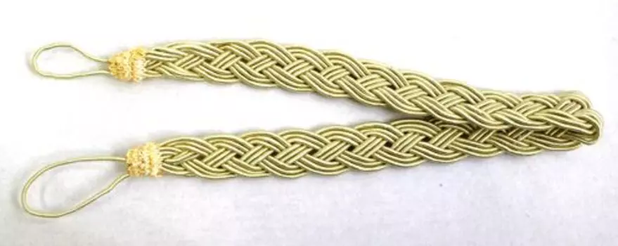 Подхват шторный 0368-001 'коса' 2шт. (509 бл.желтый)