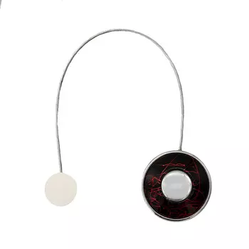 Подхват шторный на магнитах FCG1027 (1 красно-черный)