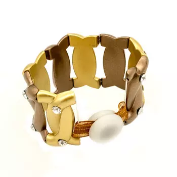 Подхват шторный на магнитах FCK09001 (5 зеленое золото)