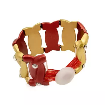 Подхват шторный на магнитах FCK09001 (9 красный меланж)