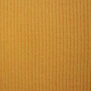 Полотно трикотажное тонкое (100% акрил), 2*2, шир. 40см (В-27 подсолнух)