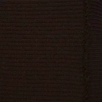 Полотно трикотажное тонкое (100% акрил), 2*2, шир. 40см (В-42 шоколад)