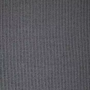 Полотно трикотажное тонкое (100% акрил), 2*2, шир. 40см (в-57 металл)
