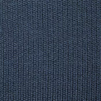 Полотно трикотажное плотное (30% шерсть, 70% акрил), 2*2, шир. 40см (431/5 черный жемчуг)