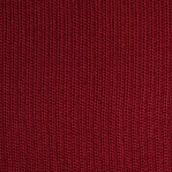 Полотно трикотажное плотное (30% шерсть, 70% акрил), 2*2, шир. 40см (993 калина)