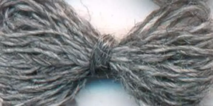 Полотно трикотажное тонкое (30% шерсть, 70% акрил), 2*2, шир. 40см (161/м св.маренго)