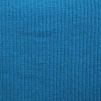 Полотно трикотажное тонкое (30% шерсть, 70% акрил), 2*2, шир. 40см (074 бирюза)