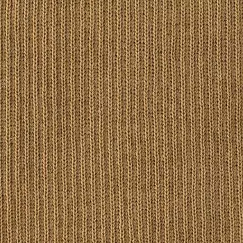 Полотно трикотажное тонкое (30% шерсть, 70% акрил), 2*2, шир. 40см (075 бежевый)