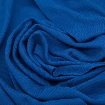 Полотно трикотажное тонкое (30% шерсть, 70% акрил), 2*2, шир. 40см (450/3 гжель)