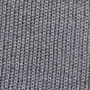 Полотно трикотажное тонкое (30% шерсть, 70% акрил), 2*2, шир. 40см (925 серо-лиловый)