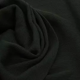 Полотно трикотажное тонкое (30% шерсть, 70% акрил), 2*2, шир. 40см (369/2 ламинария)