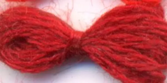 Полотно трикотажное тонкое (30% шерсть, 70% акрил), 2*2, шир. 40см (337/0 вишневый)