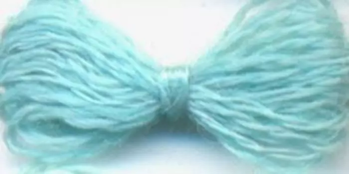 Полотно трикотажное тонкое (30% шерсть, 70% акрил), 2*2, шир. 40см (409/2 бирюза)