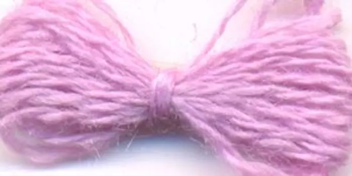 Полотно трикотажное тонкое (30% шерсть, 70% акрил), 2*2, шир. 40см (460/0 орхидея)