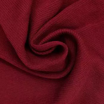 Полотно трикотажное тонкое (30% шерсть, 70% акрил), 2*2, шир. 40см (774 георгин)