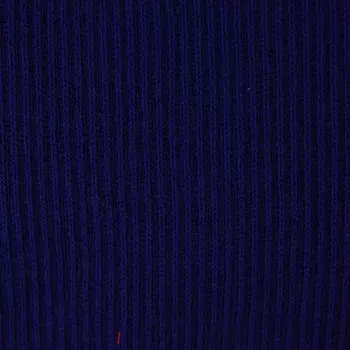 Полотно трикотажное тонкое (100% акрил), 2*2, шир. 40см (В-43 ультрамарин)