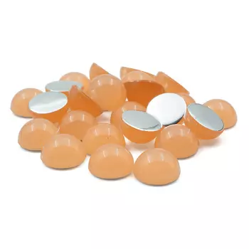 Полубусины желейные 8мм, 25шт/упак, Astra&amp;Craft (J31 персиковый)