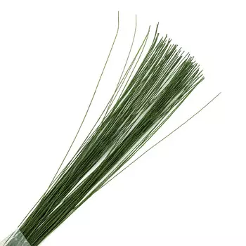 Проволока для флористики диам. 0,40мм, 60 см, 100шт. Astra&amp;Craft (зеленый)