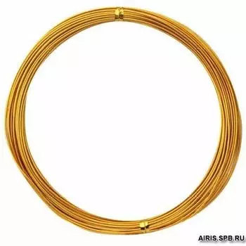 Проволока для рукоделия, 1 мм*10 м, Astra&amp;Craft (17 золото)