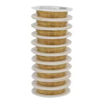 Проволока медная 0,4мм*10м (золото)