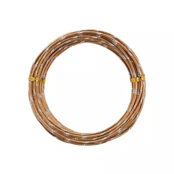 Проволока с насечкой, 2 мм*10 м, 'Астра' (004 коричневый)