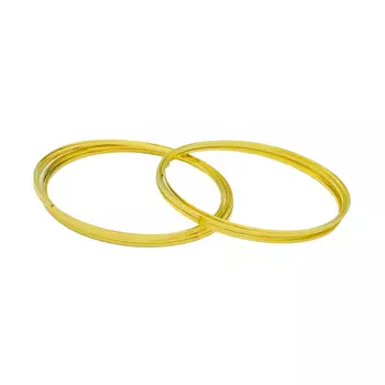 Проволока с памятью для браслета, 1,2 мм*0,5 мм, d 50 мм, 2 шт.*10 витков, Astra&amp;Craft (золото)